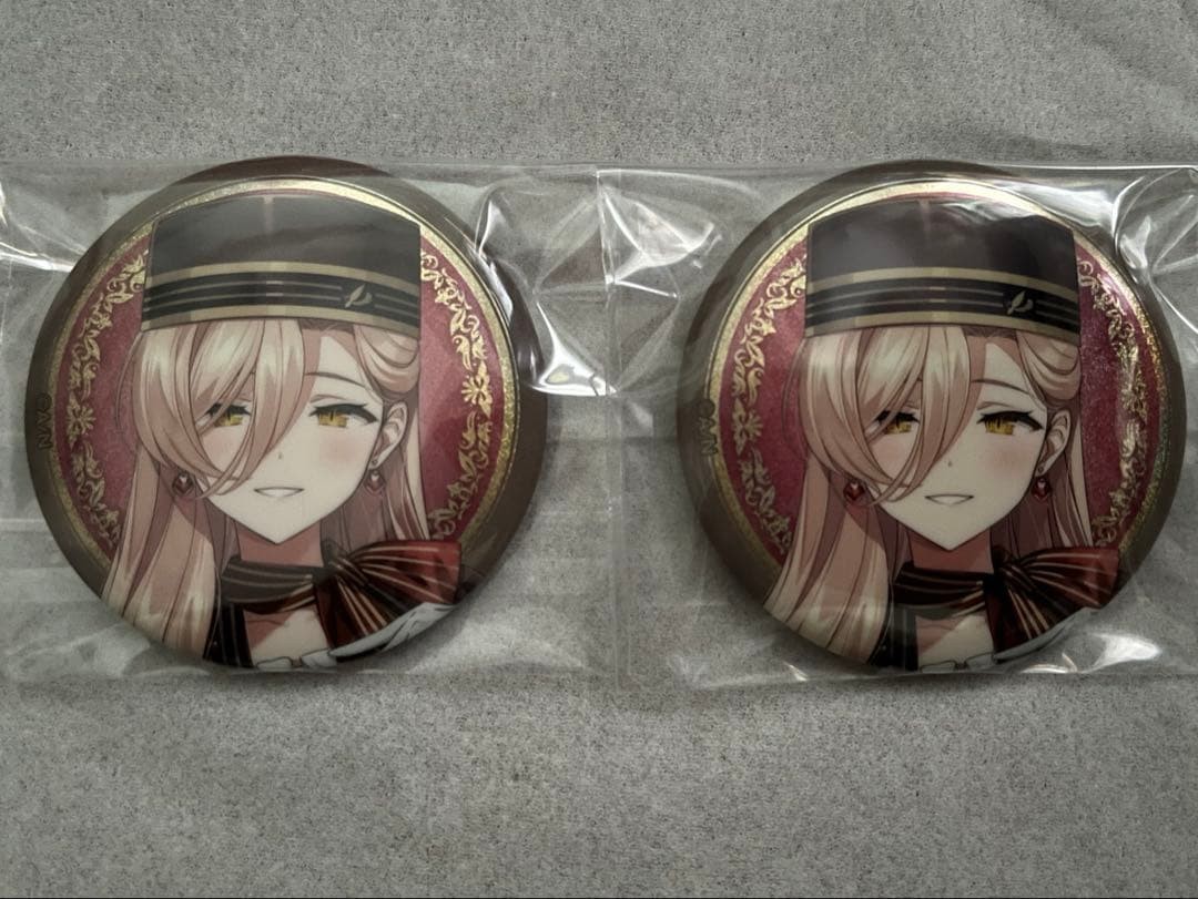 NIJISANJI Biscuit 3 Can Badge Nui Sociere 2-piece Set