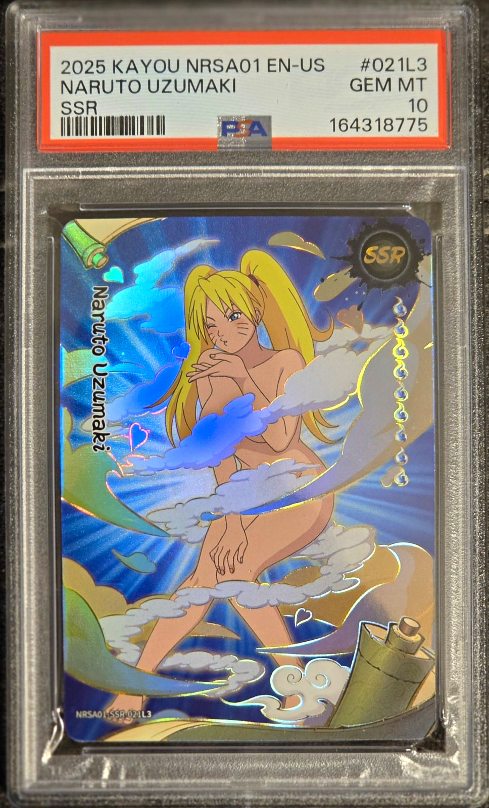 KAYOU Naruto Uzumaki SSR Hologram #021L3 NRSA01 EN-US 2025 PSA 10 KAYOU Naruto Uzumaki SSR Hologram #021L3 NRSA01 EN-US 2025 PSA 10