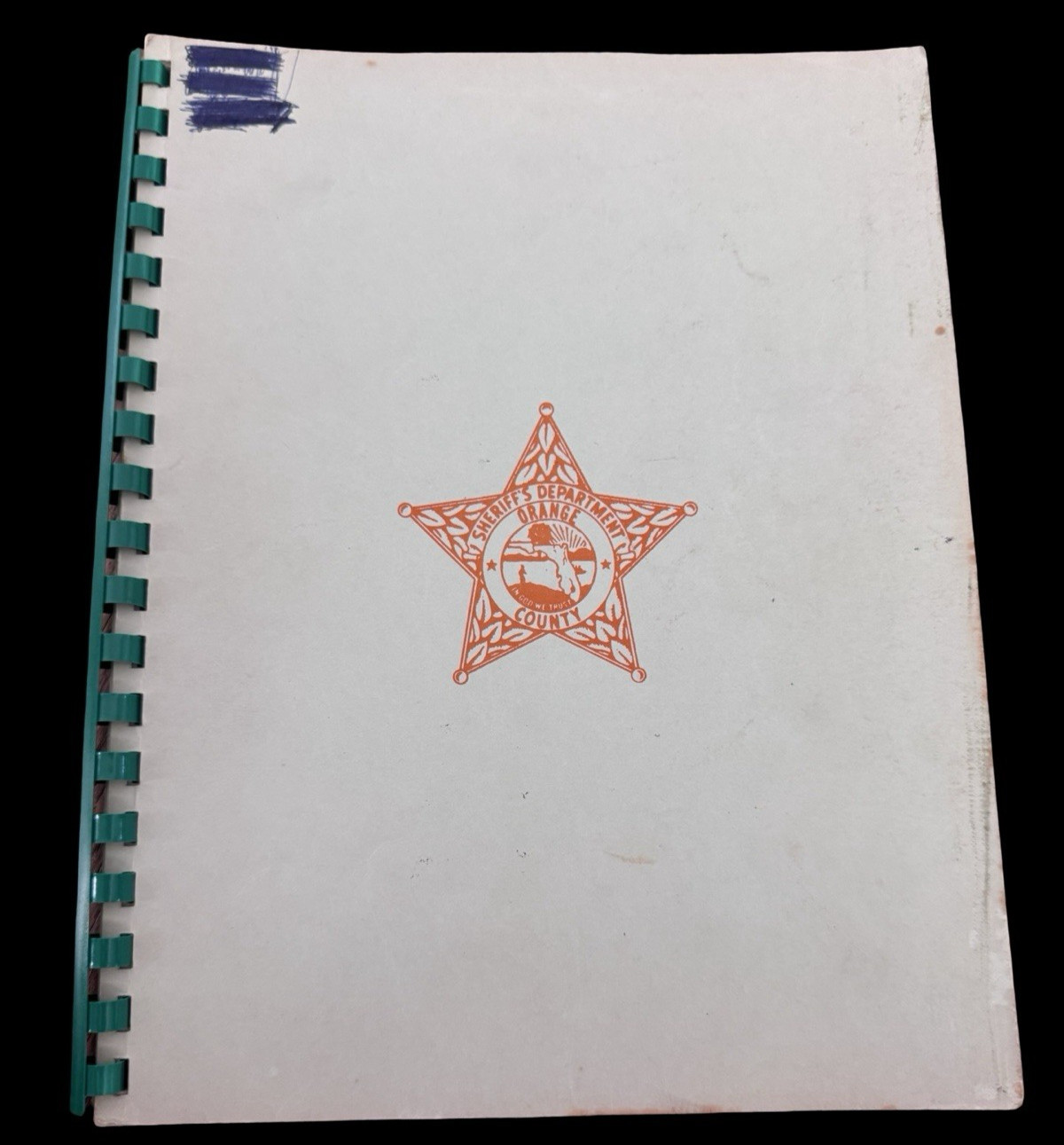 Ephemera Orange County Sheriffs Department Telephone Complaint Guide Proecdures