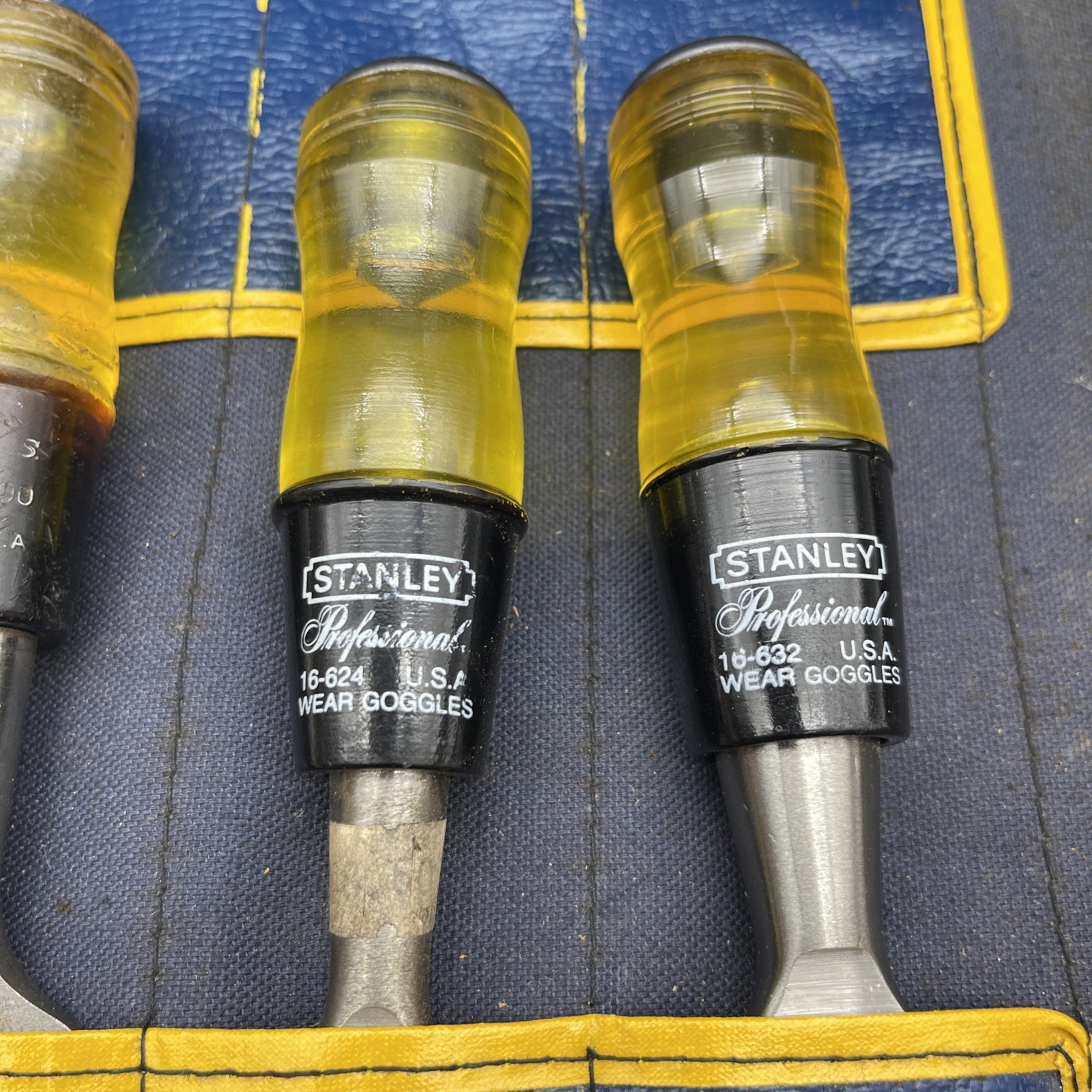 Lot Stanley No.16-620 Professional Bevel Paring Chisel Made In USA.