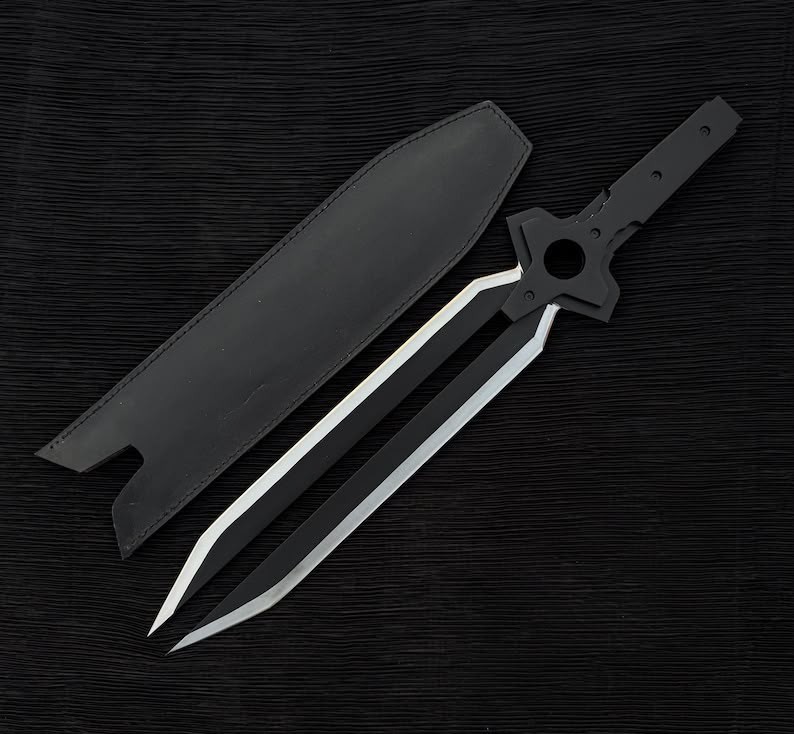 Handmade Darker Than Black Inspired Hei's Blade Replica-Anime Cosplay Colectible