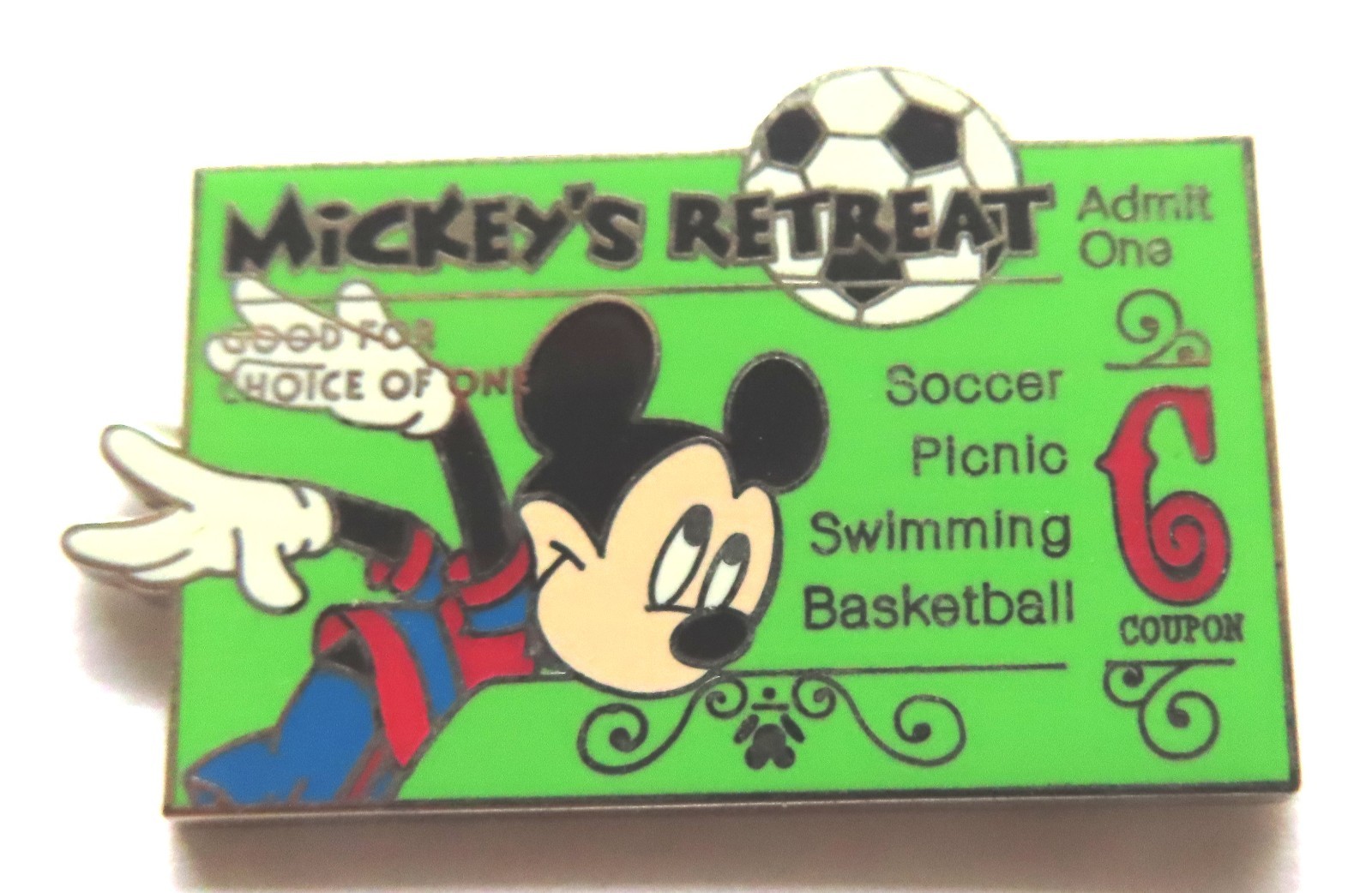 Walt Disney World CAST EXCLUSIVE pin: Pin Party 2005 Mickey\'s Retreat, LE 3000