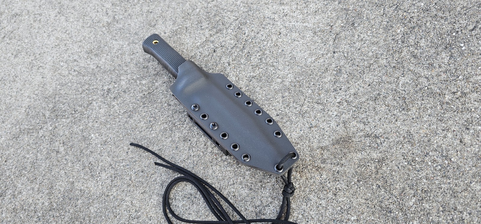 COLD STEEL SRK Kydex Sheath, Pancake style, Belt Clip,Fits ALL STEEL MODELS