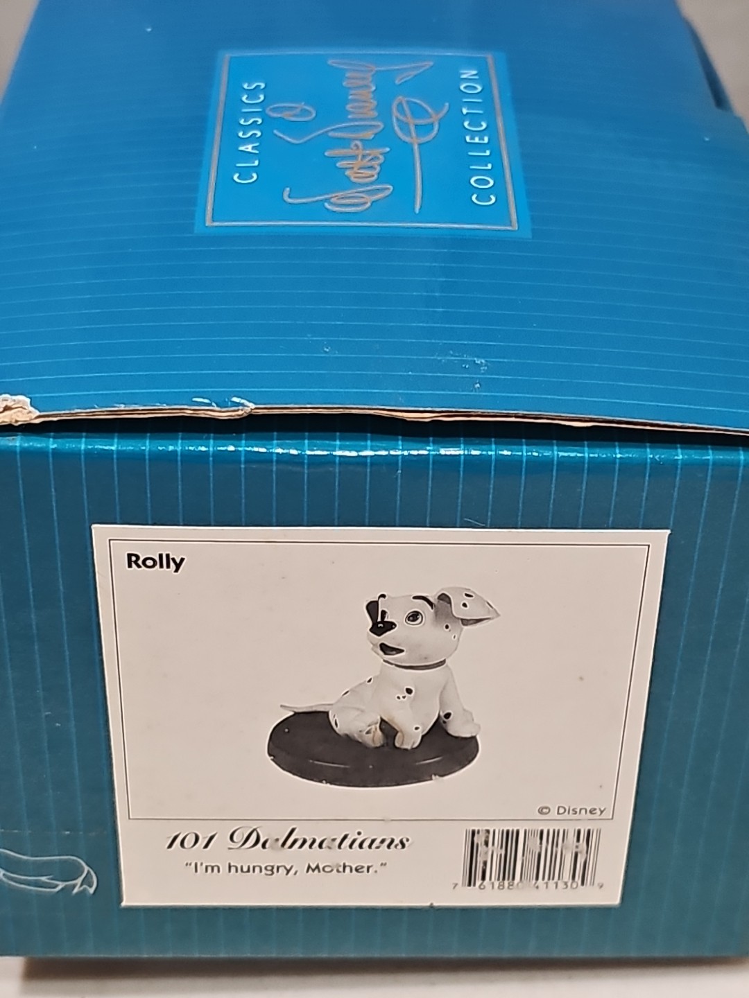 WDCC 101 Dalmatians Rolly “I’m Hungry Mother” NEW. NEVER REMOVED FROM BOX