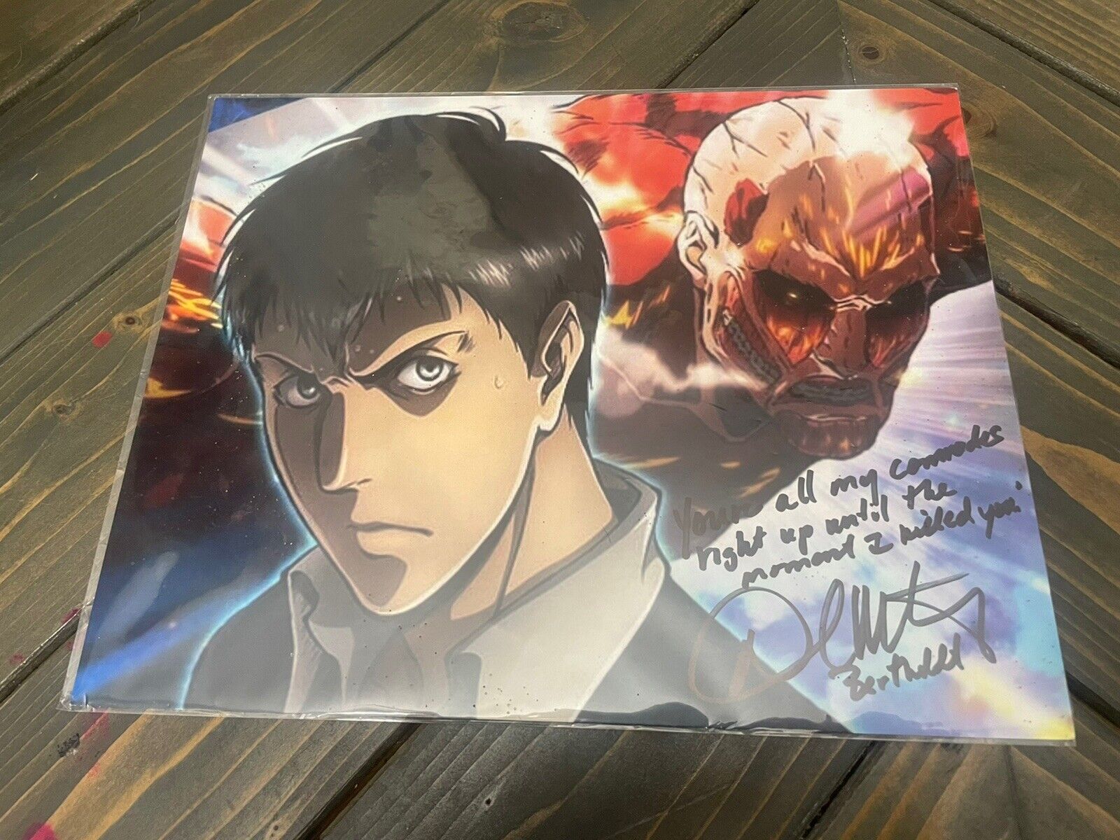 Bertholdt Autograph Attack On Titan Coa Signed At MEGACON Send Offers