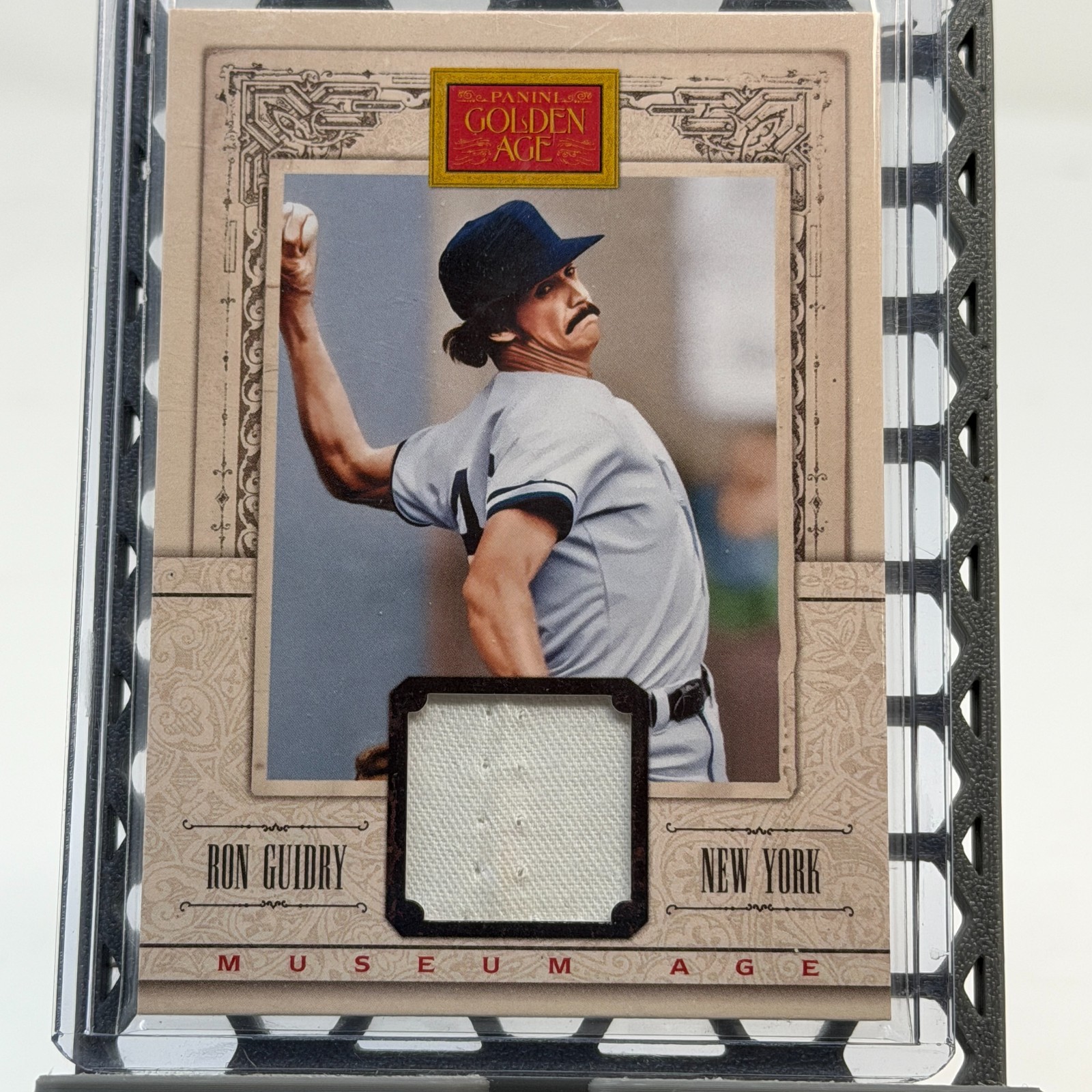 2013 Panini Golden Age Ron Guidry Museum Age Material Memorabilia Relic #22