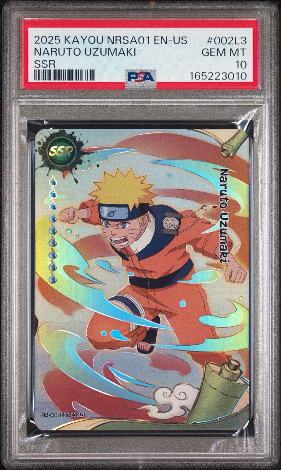2025 Kayou NRSA01 EN-US Naruto Uzumaki Trading Card SSR #002L3