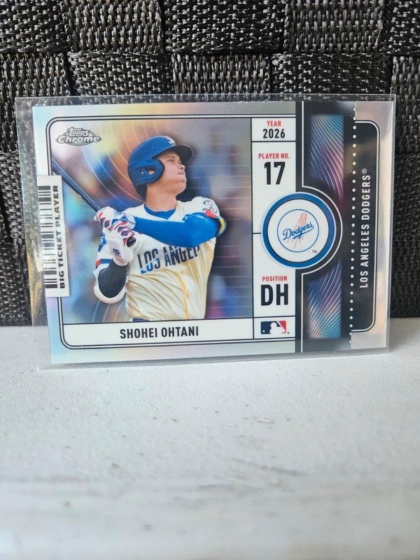 Topps Chrome 2026 Big Ticket Players Shohei Ohtani Refractor #BTP-3 Dodgers MLB