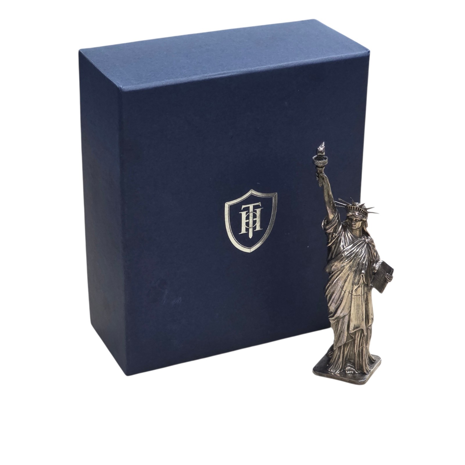 HOTCO American Treasures Collection Lady Liberty XL Sterling Silver Statue w/COA