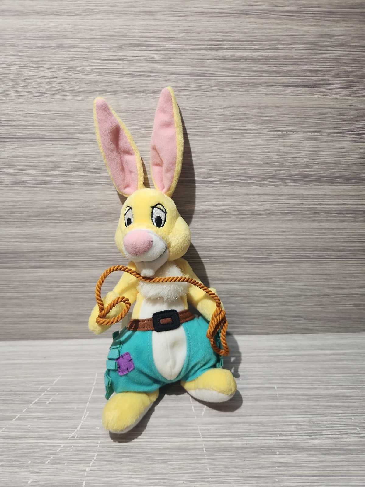 Disney Mattel Star Bean Yippee-yay Rabbit Bean Bag Plush 10\