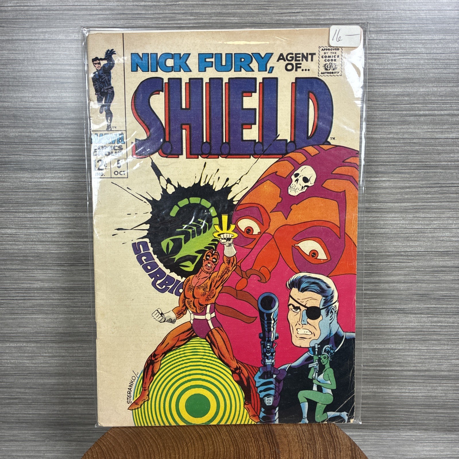 MARVEL Comics NICK FURY AGENT OF SHIELD Issue #5 SILVER AGE Collectors Issue MARVEL Comics NICK FURY AGENT OF SHIELD Issue #5 SILVER AGE Collectors Issue