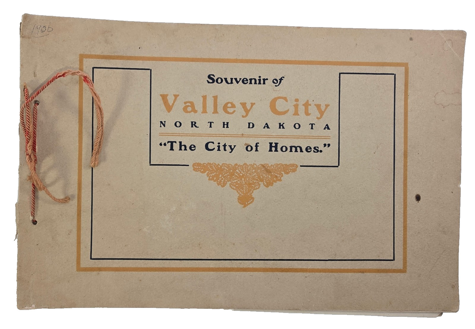 Antique 1906 Valley City North Dakota Souvenir Booklet \
