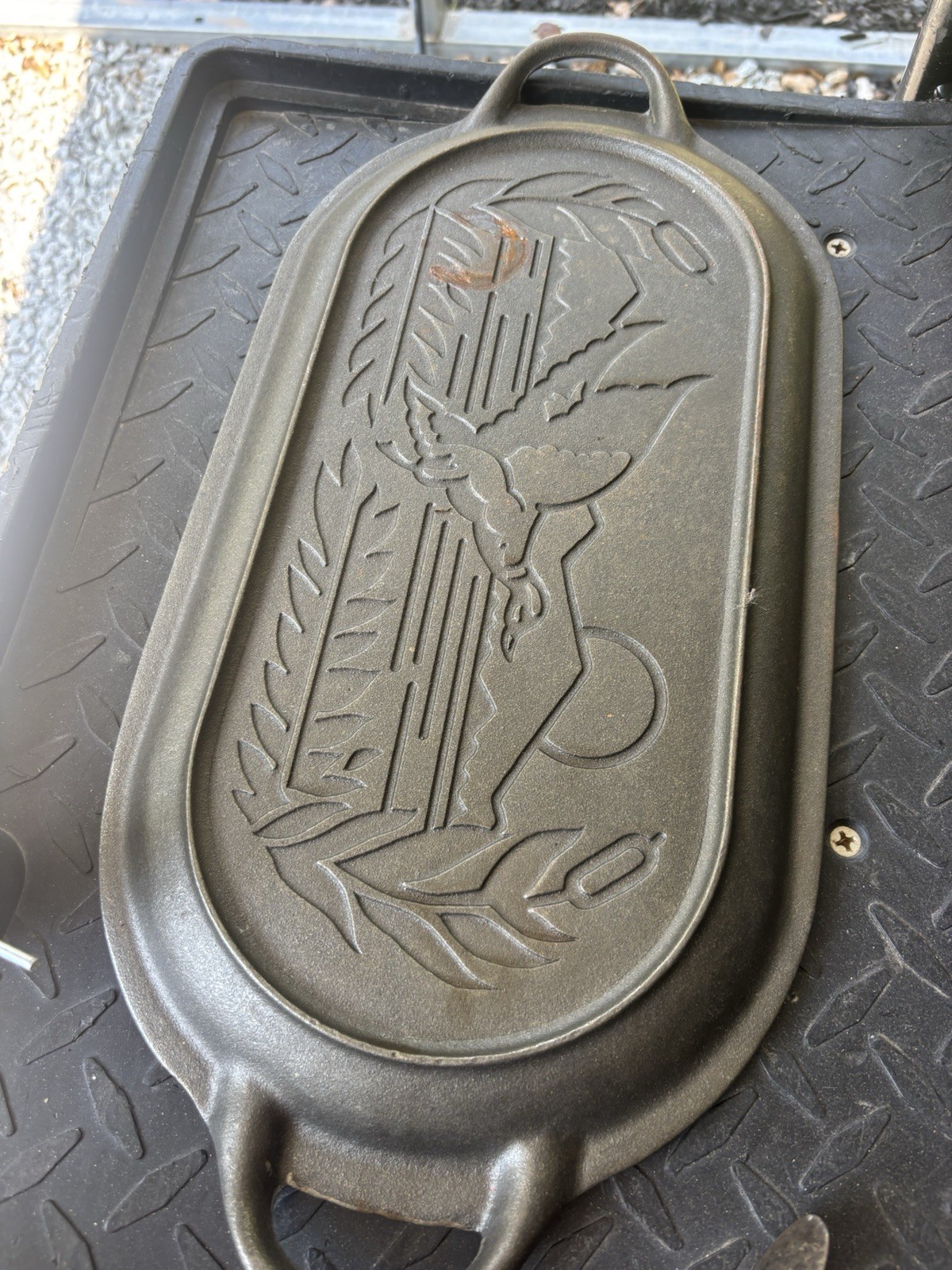 NEW Vintage Cast Iron 3060 Mallard Duck Wildlife Series Fish Fryer NEW Vintage Cast Iron 3060 Mallard Duck Wildlife Series Fish Fryer