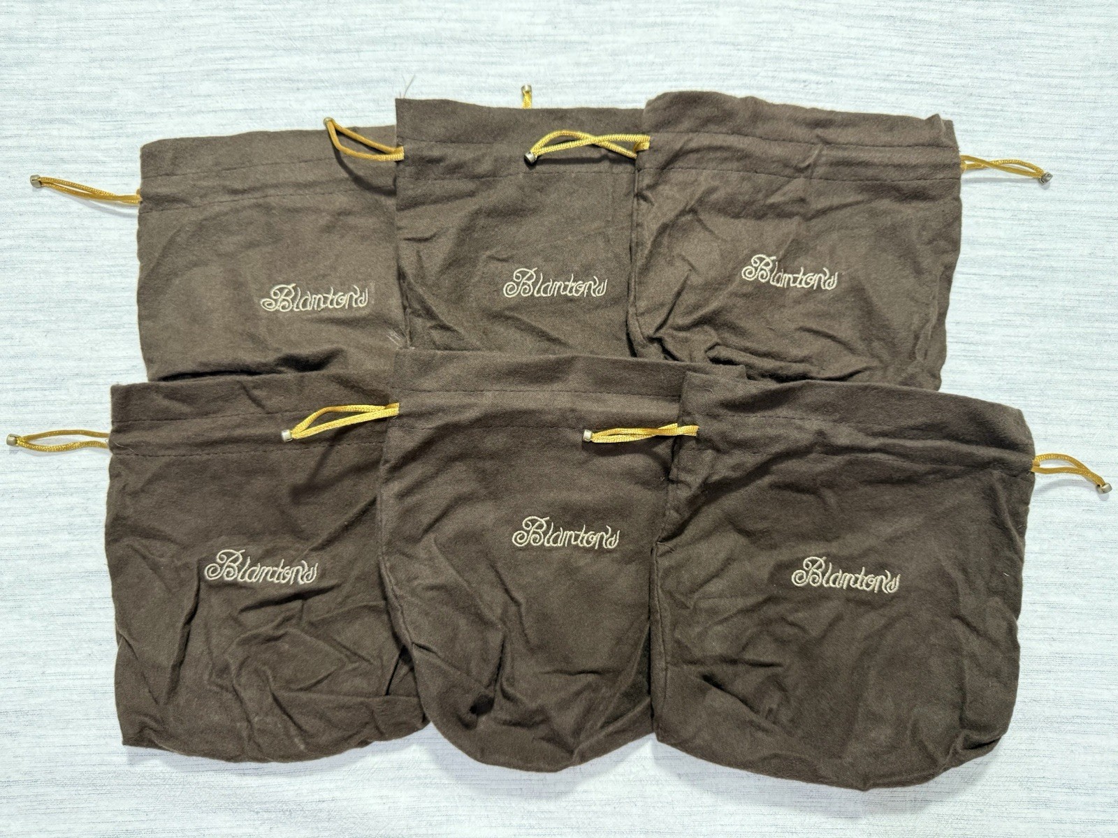 Set Of 6 Blantons Bourbon Whiskey Bags