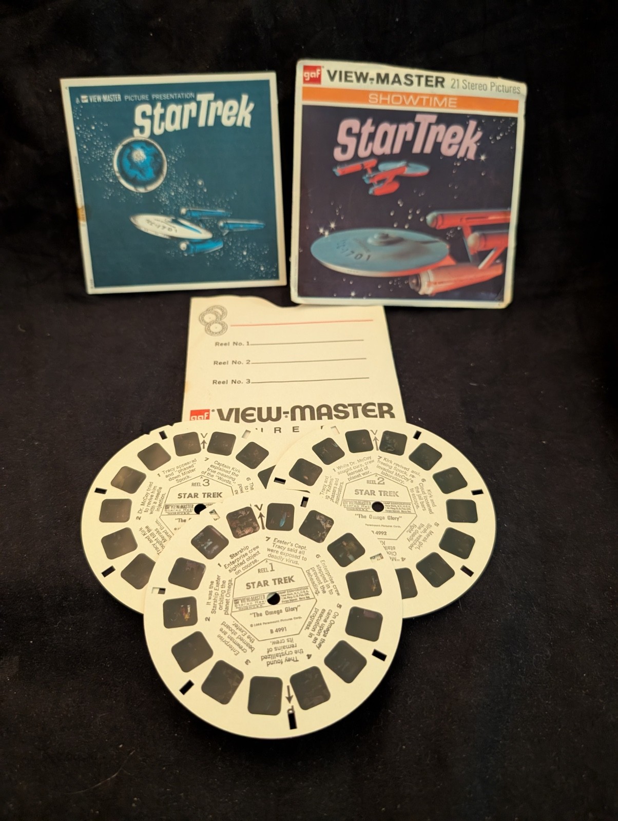 1962 Vinage GAF View-Master Reels-Star. Trek -cover, story, 3 reels-Rare 1962 Vinage GAF View-Master Reels-Star. Trek -cover, story, 3 reels-Rare