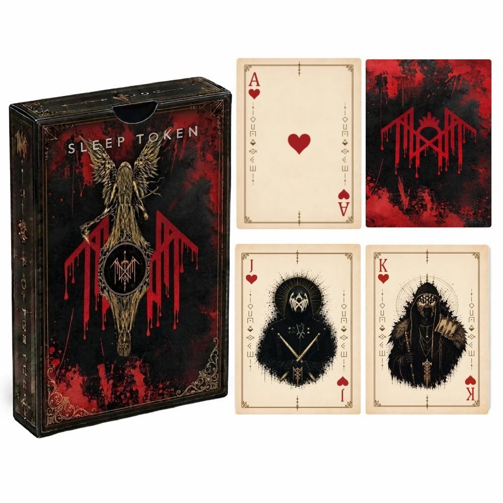 Sleep Token Playing Cards | Epic Gothic Rock Poker Deck | Unique Music Fan & Gam