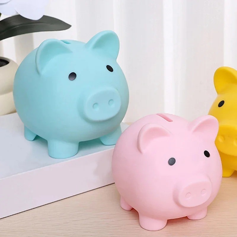 Piggy Bank, Coin Bank for Boys and Girls, Children\'s Plastic Shatterproof Money