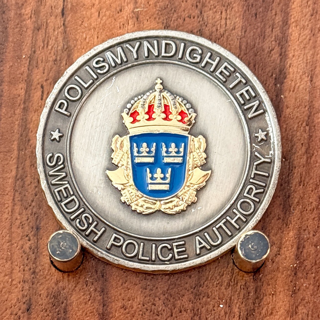 Swedish Police Authority Close Protection Unit Sweden Challenge Coin  M#20