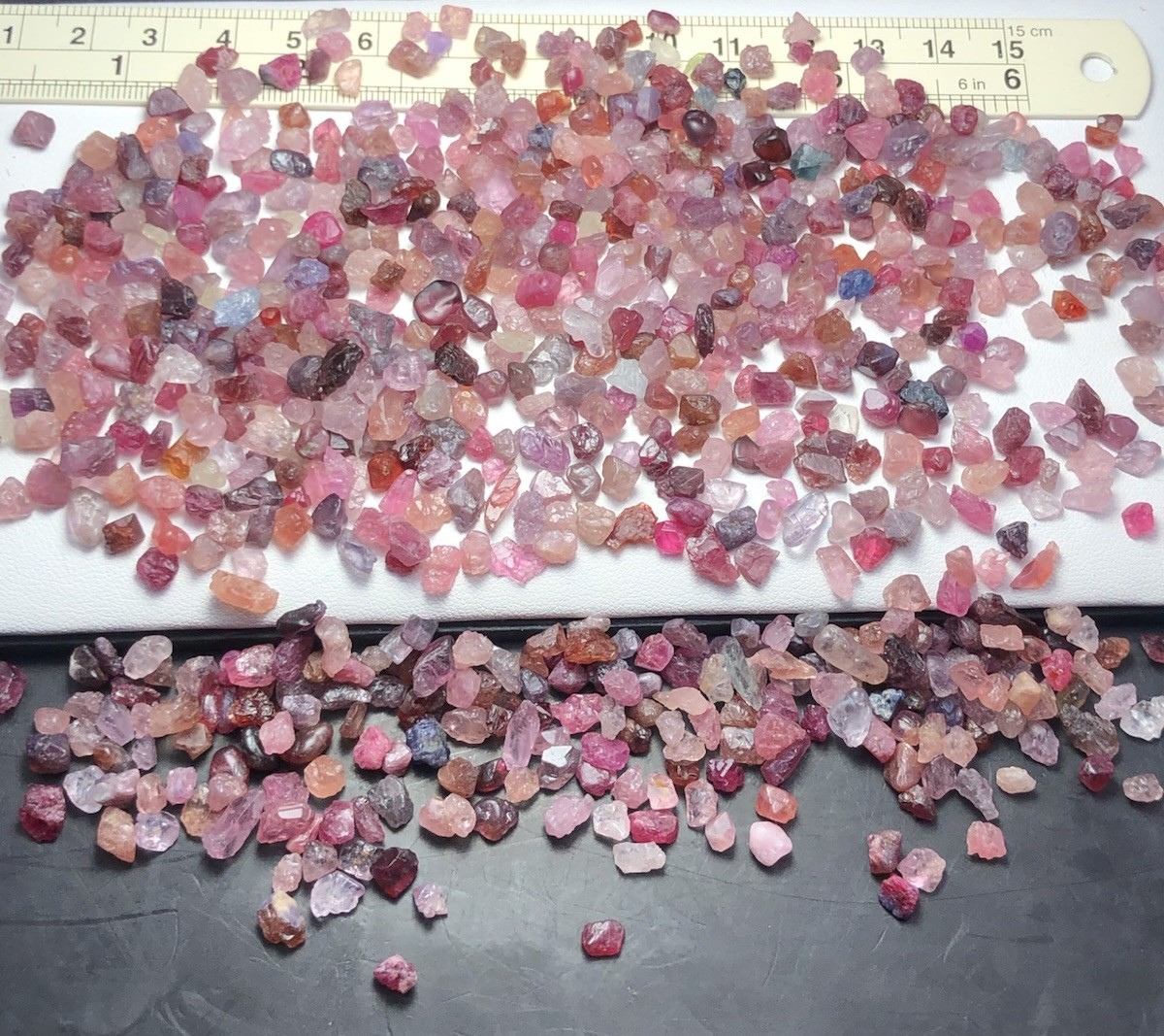 100 Gram   / Natural  Roughly Spinel Fresh Parcel from  Burma Mine, Small Size