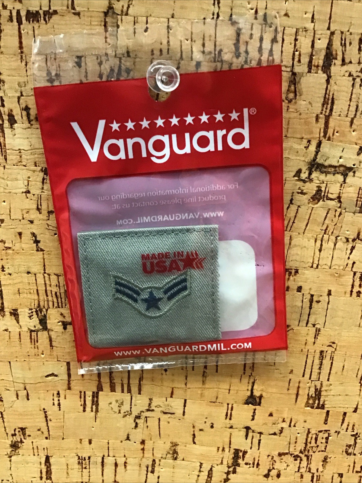 Vanguard US Air Force Fleece Tab ABU W/ Hook A1C Airman First Class New UM Vanguard US Air Force Fleece Tab ABU W/ Hook A1C Airman First Class New UM