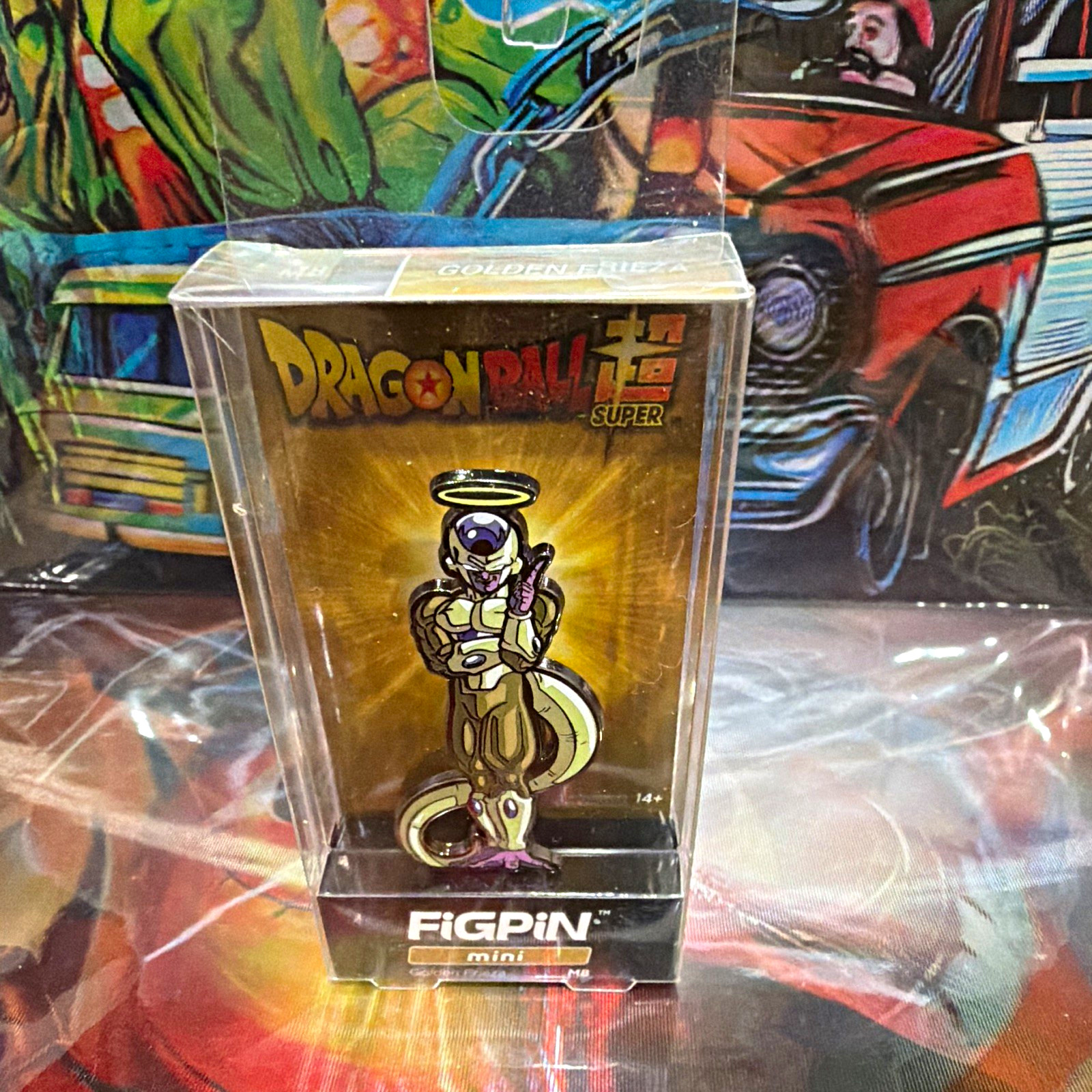 FiGPiN Mini Dragon Ball Super Golden Frieza Enamel Collectible Pin Case