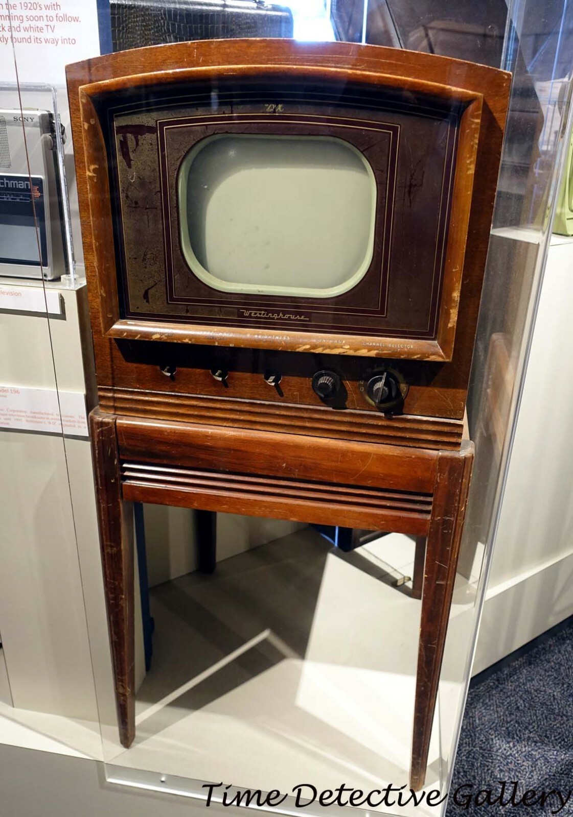 Vintage Westinghouse Model 196 Television Set - circa 1949 - Color Photo Print