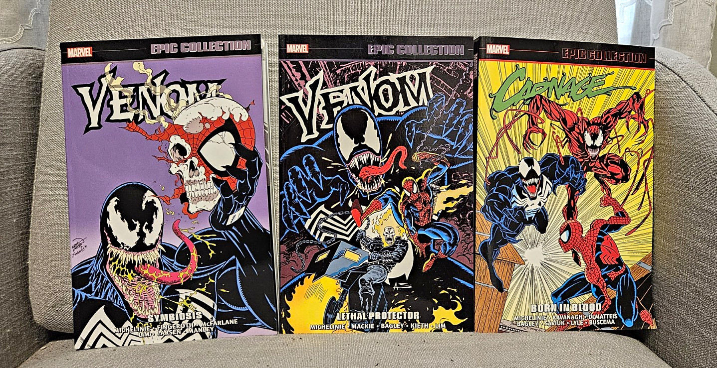 Marvel Venom Epic Collection TPB Lot 3 Symbiosis Lethal Protector Carnage
