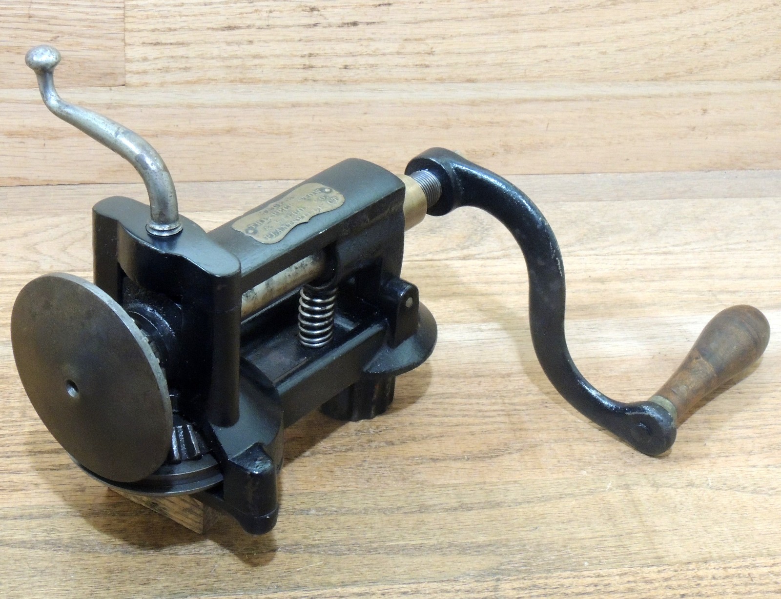 PECK, STOW & WILCOX SETTING DOWN MACHINE-BURRING-TURNING-WIRING-TINSMITH-COPPER