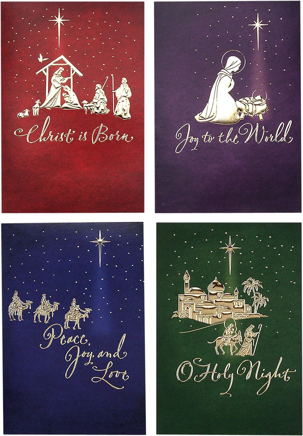 Hallmark Image Arts Religious Boxed Christmas Cards Assortment 4 Designs, Hallmark Image Arts Religious Boxed Christmas Cards Assortment 4 Designs,