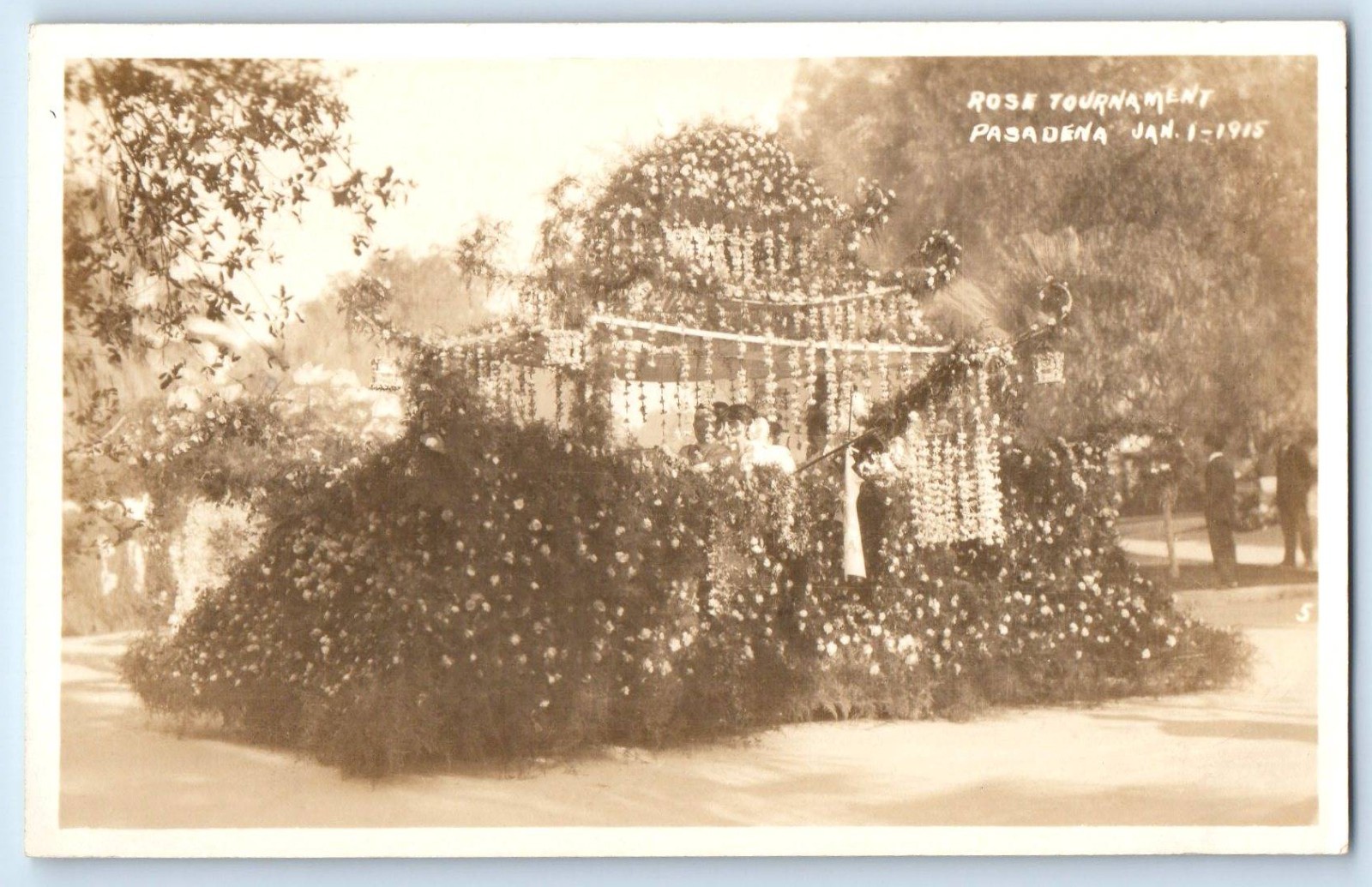 c1910's Rose Tournament Pasadena California CA RPPC Photo Antique Postcard