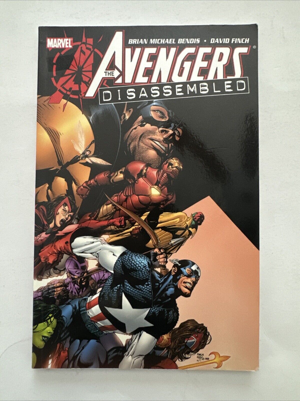 Avengers Disassembled Hardcover By Brian Michael Bendis DAMAGED Marvel Ohc