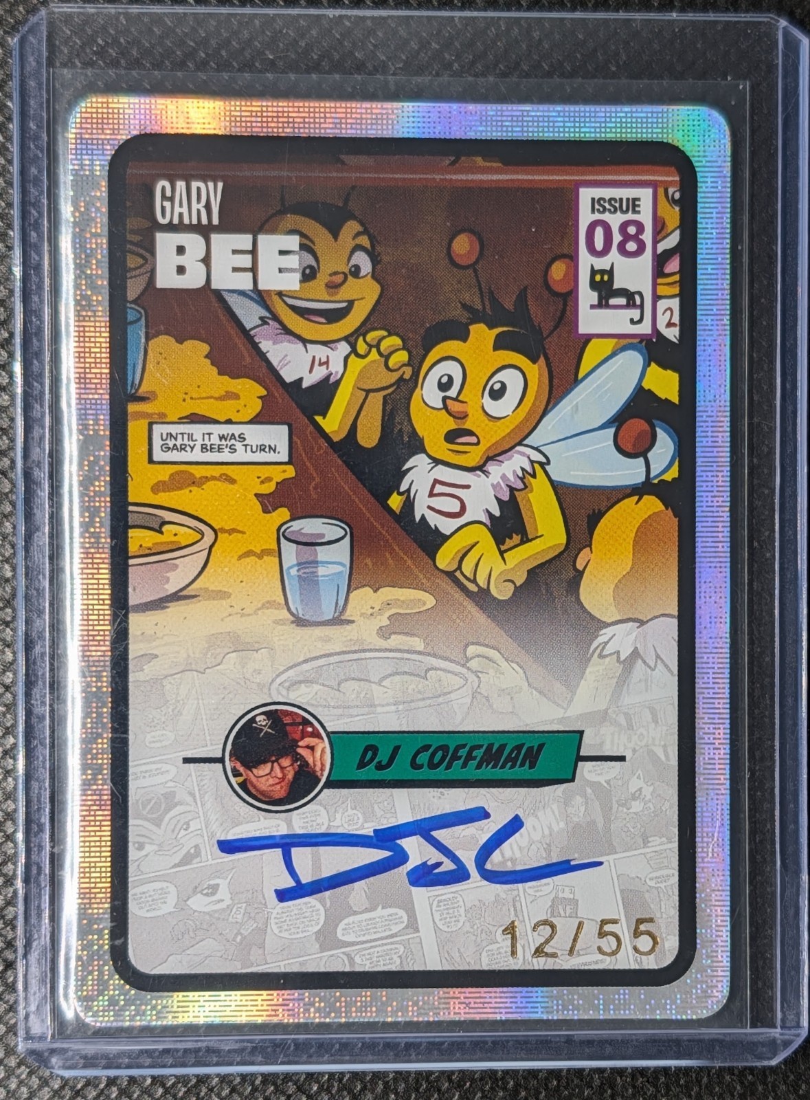 2026 VeeFriends Super Stickers DJ Coffman Auto Gary Bee Comic Issue 08 12/55