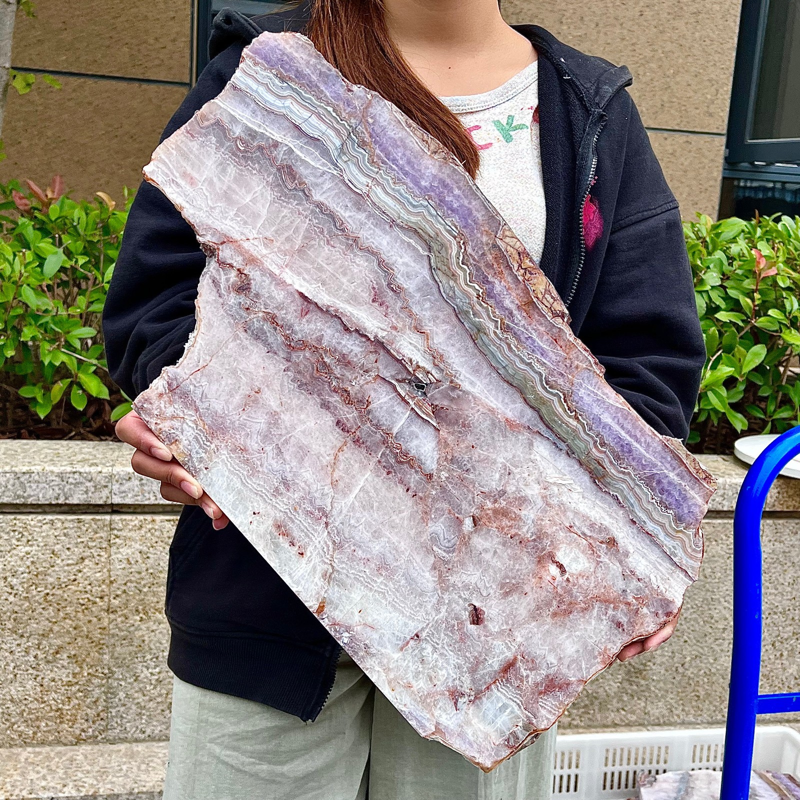 8.48LB  Natural Agate Amethyst Quartz Crystal Raw Specimen Healing Reiki