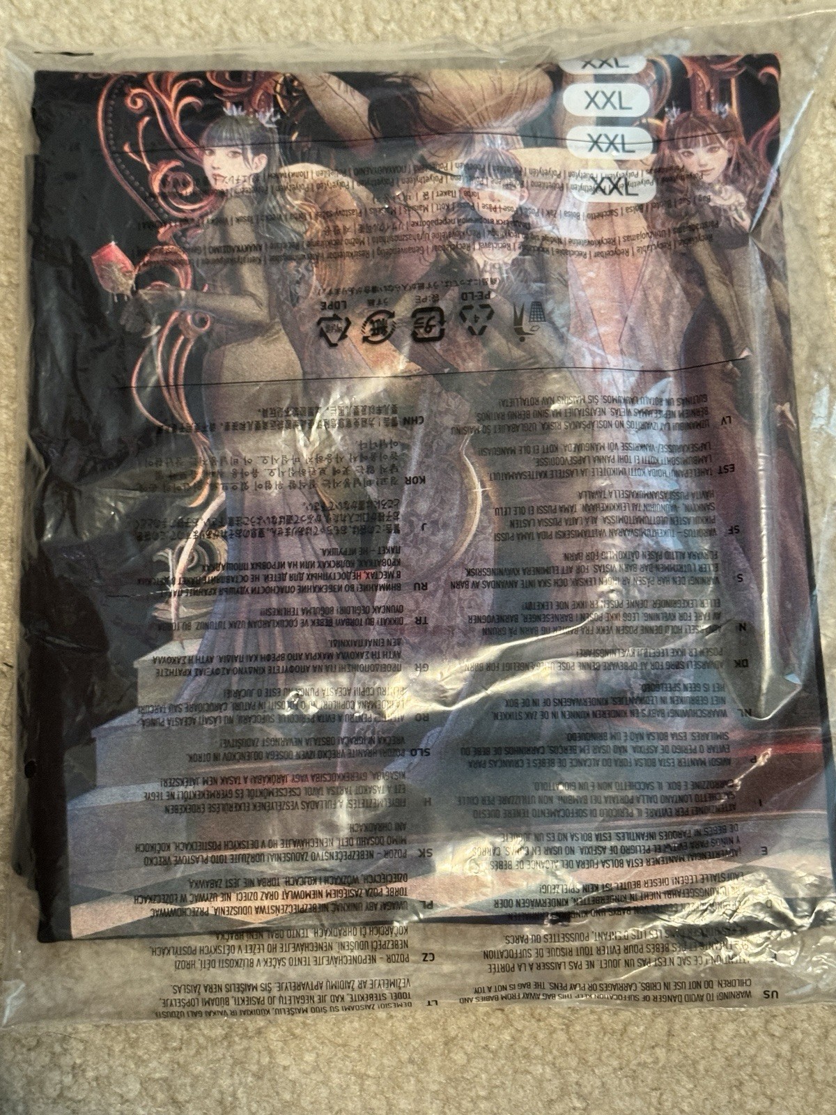 BABYMETAL x BIOHAZARD collaboration T-shirt 30th anniversary Size XXL New