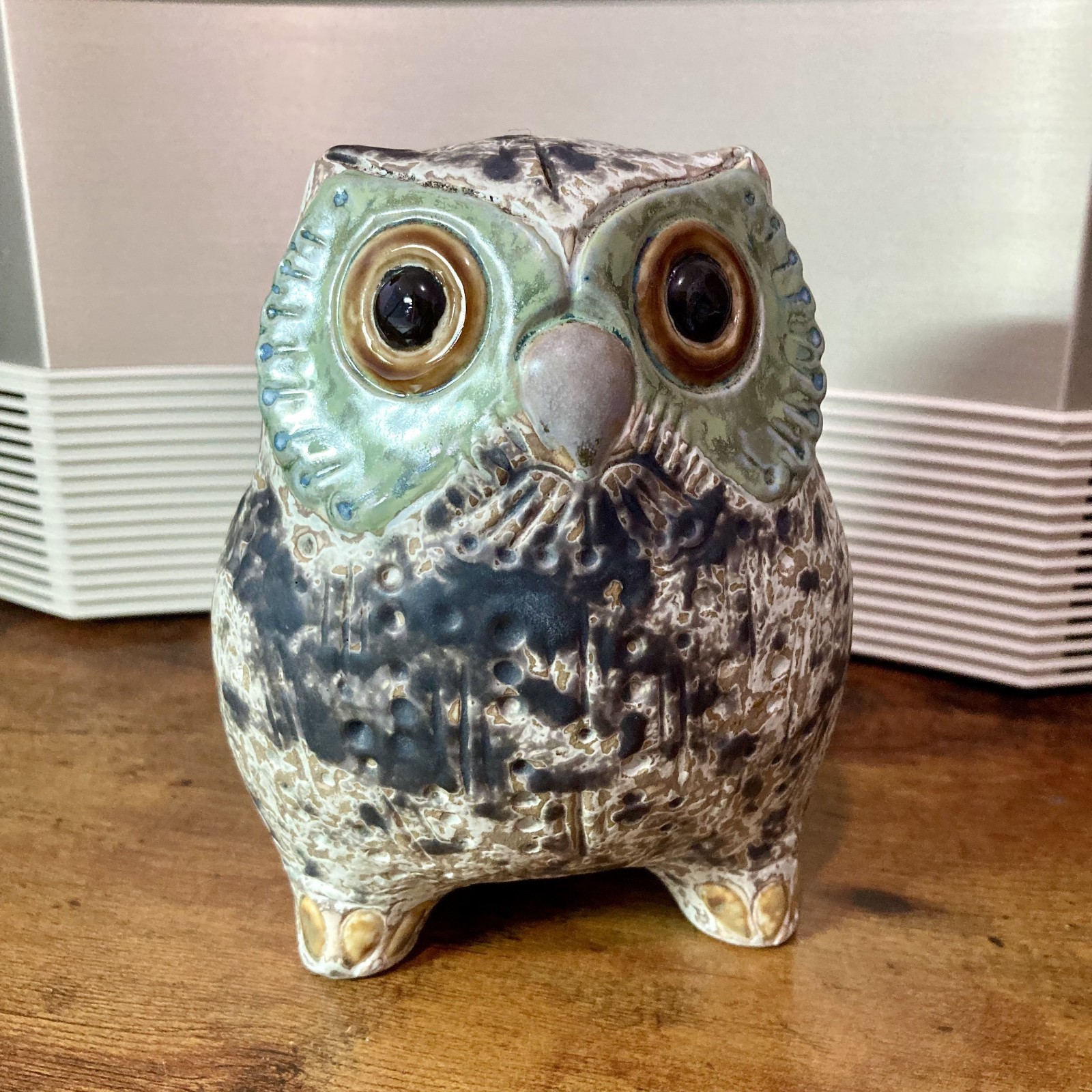 Lladro Little Eagle Owl #2020  Retired Spain 6 1/4