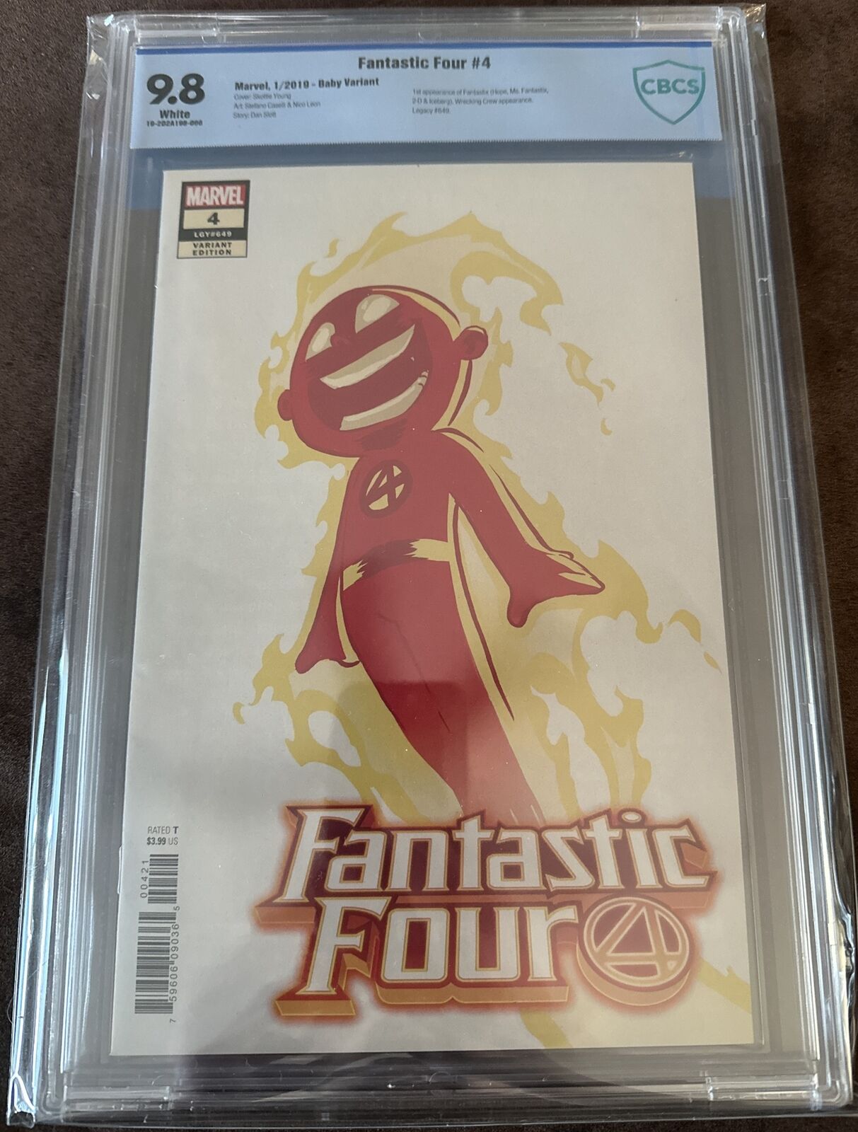 Fantastic Four #4- SKOTTIE YOUNG Variant; CBCS 9.8