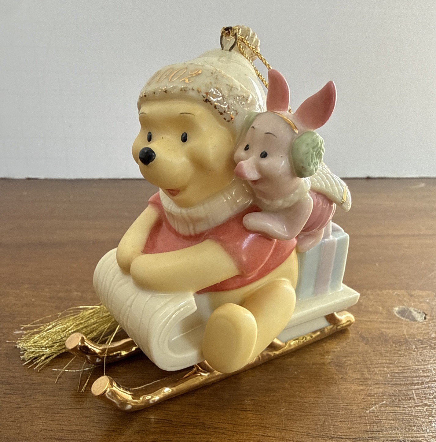 Lenox Disney 2002 Winnie The Pooh & Piglet 