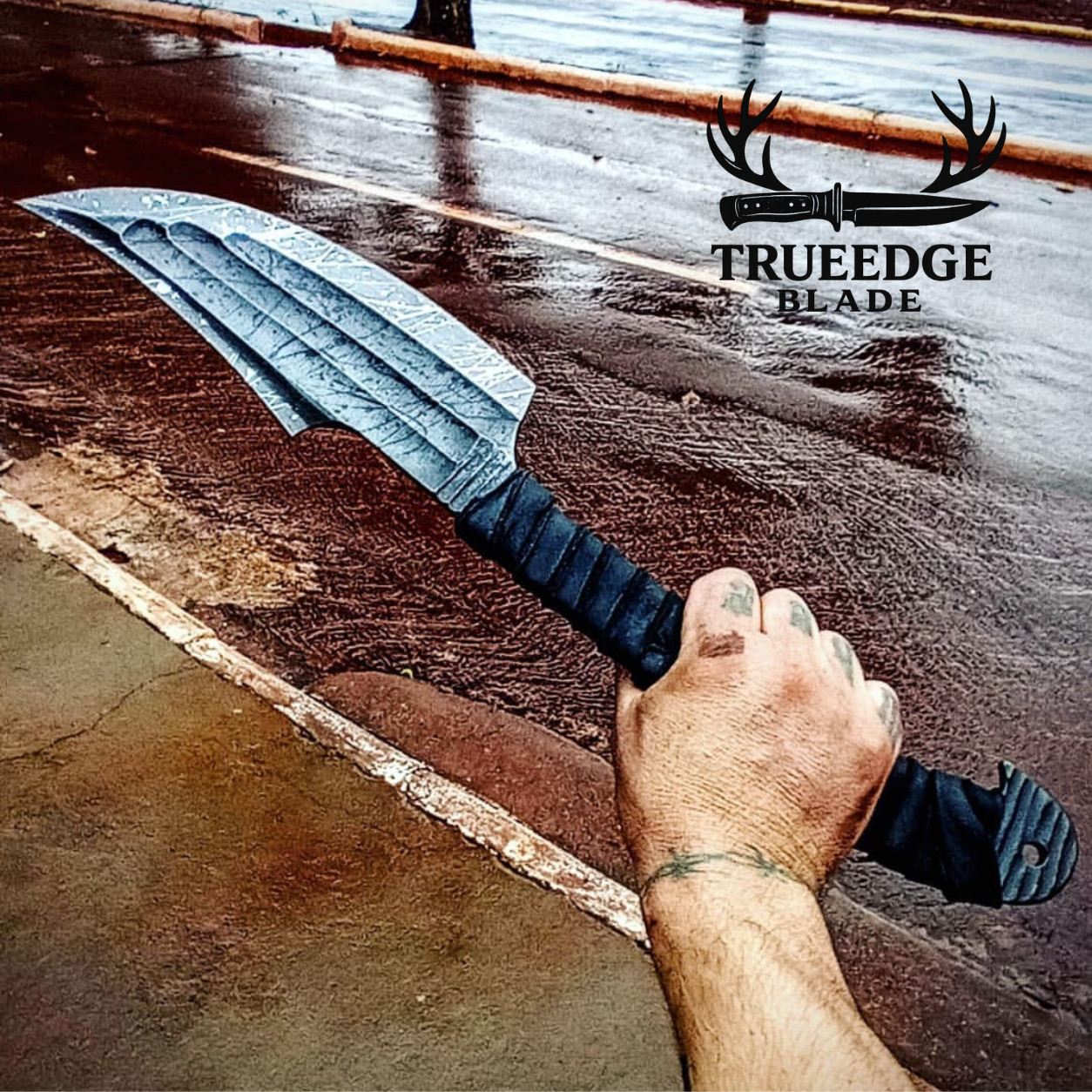 CUSTOM HANDFORGED SHADOW REAPER – SILVER ENGRAVED EDITION FOR 🎁 COLLECTORS.