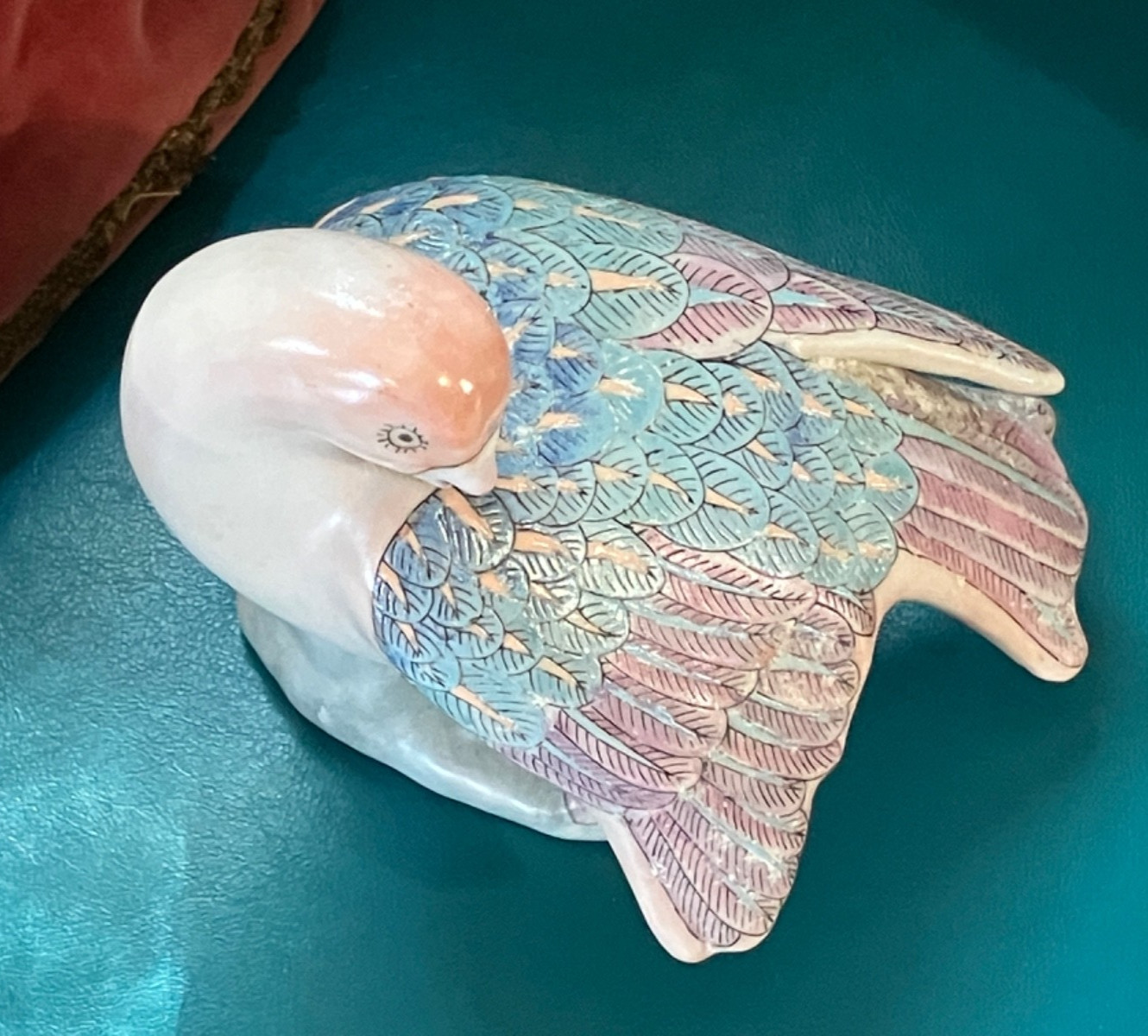 Vintage Ceramic Porcelain Dove Pigeons WB1 China Rare pastel Vintage Ceramic Porcelain Dove Pigeons WB1 China Rare pastel