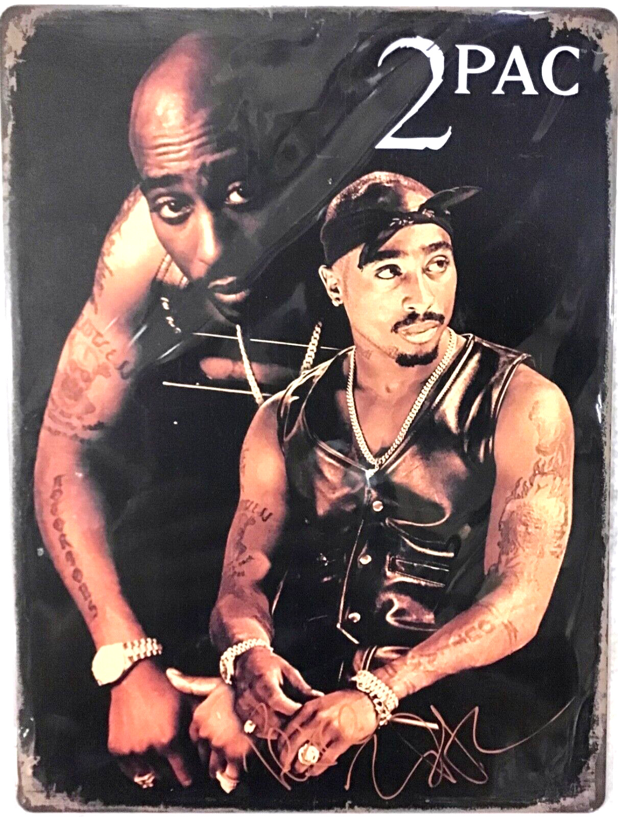FREE SHIPPING BUY or make OFFER B4 its SOLD Tupac Shakur rap 12x16 TIN SIGN SS