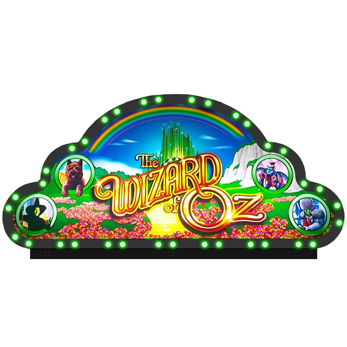 The Wizard of Oz Pinball Topper Acrylic Rgb Led Topper for Pinball Machine