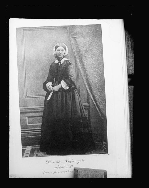 Photo:Florence Nightingale about 1858, from a photograph by [...]