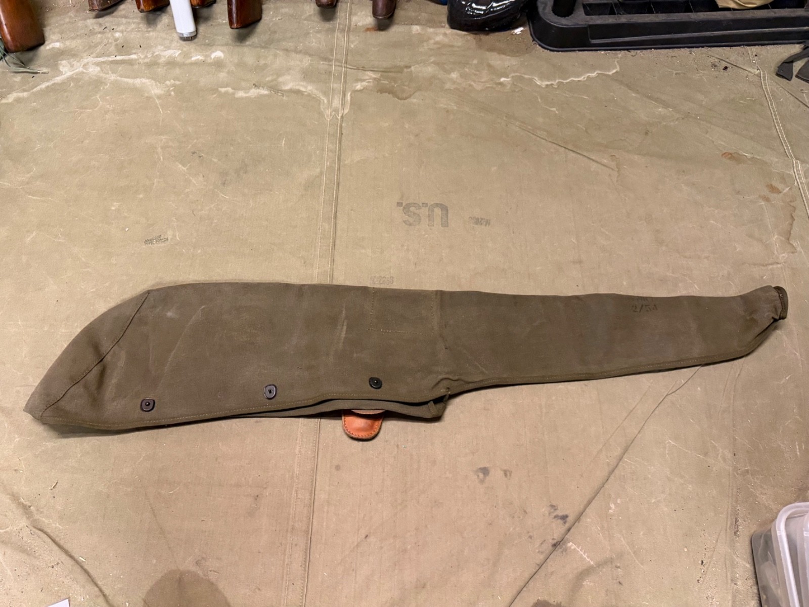 ORIGINAL WWII US ARMY INFANTRY M13 BROWNING m1919 m1919a4 CANVAS COVER CASE