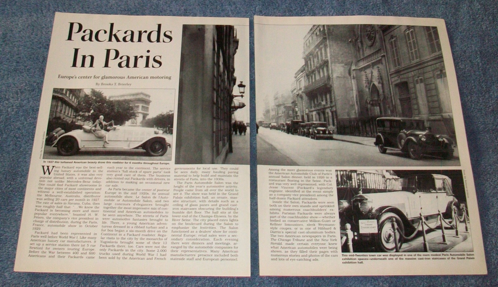 1920\'s-30\'s Packards at the Automobile Salon History Article \