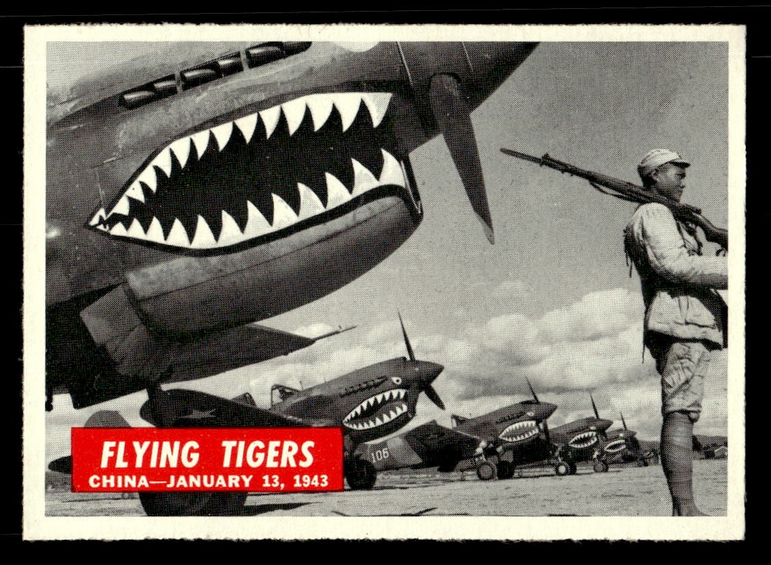 1965 Philadelphia Gum War Bulletin #17 Flying Tigers