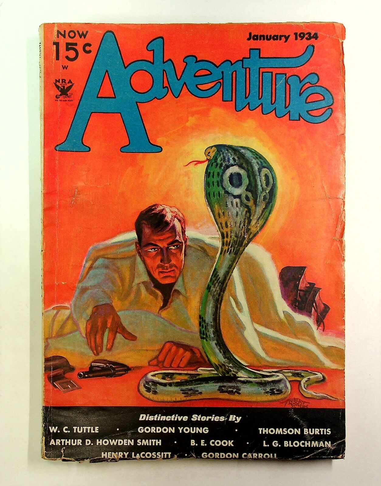 Adventure Pulp/Magazine Jan 1934 Vol. 88 #1 VG