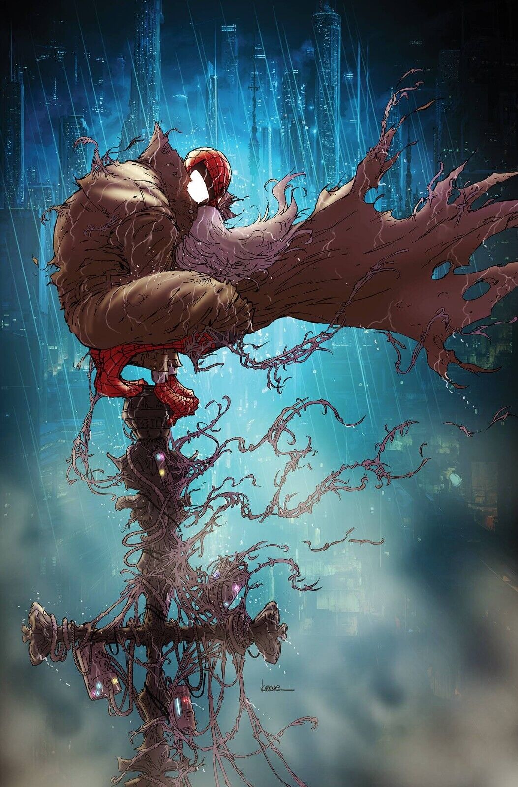 Spider-Man Reign 2 #1 1:100 Andrews Virgin Marvel Comics 2024 1st Print NM