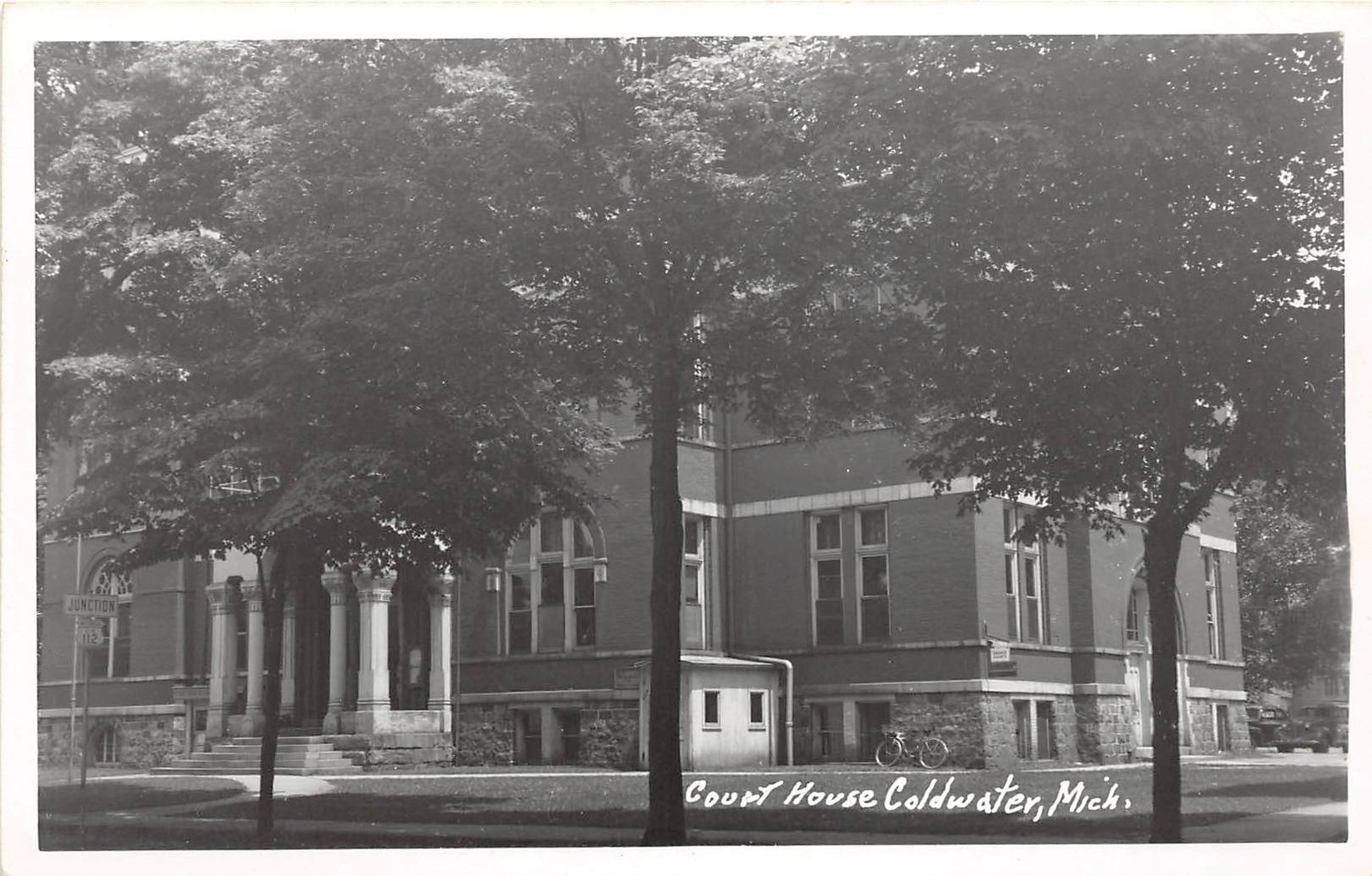 D15/ Coldwater Michigan Mi Real Photo RPPC Postcard 1952 Court House Building D15/ Coldwater Michigan Mi Real Photo RPPC Postcard 1952 Court House Building