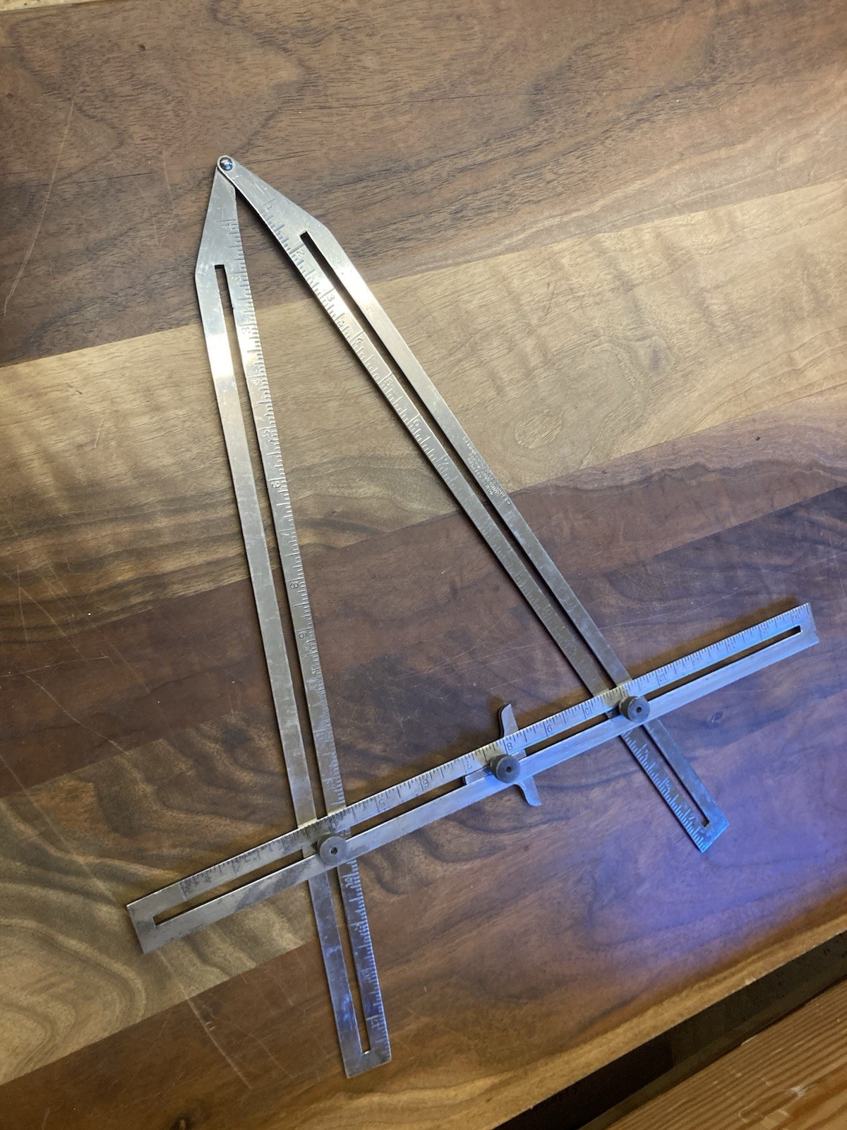Vintage Osmonson Tool Company Patented Layout Square Vintage Osmonson Tool Company Patented Layout Square