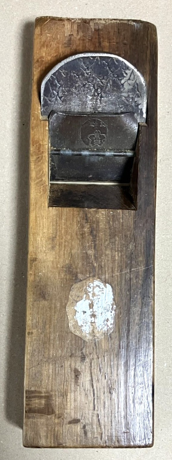 Japanese Carpenter\'s Tools KANNA Old Plane Signed 10.8×3.1inch Vintage #1445